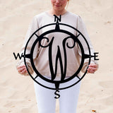 Compass Letter Monogram