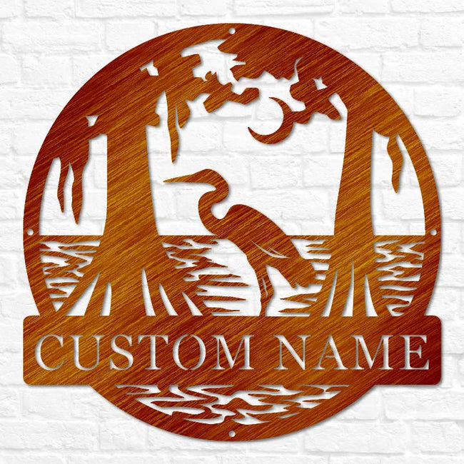 Heron Outdoor Monogram