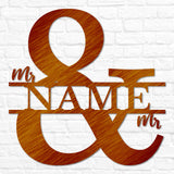 Mr & Mrs Monogram