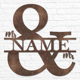 Mr & Mrs Monogram