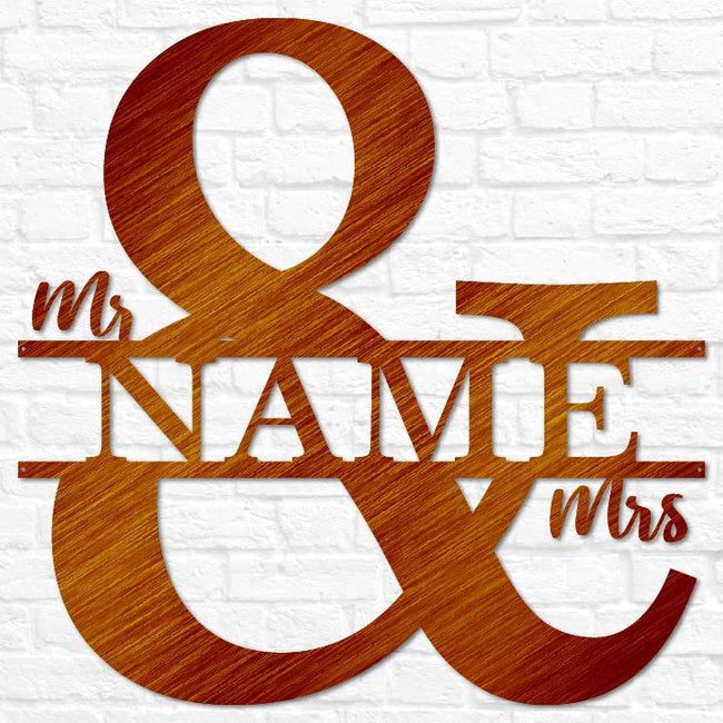 Mr & Mrs Monogram