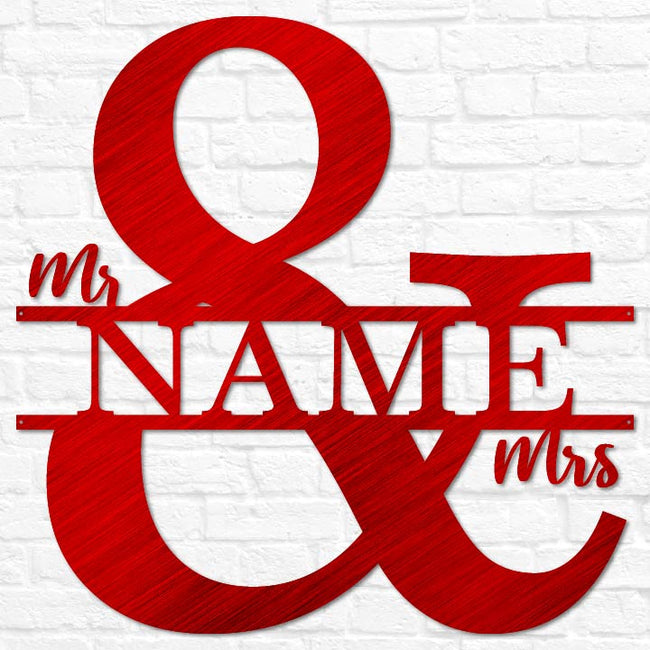 Mr & Mrs Monogram