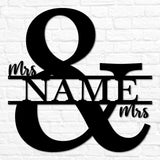 Mr & Mrs Monogram