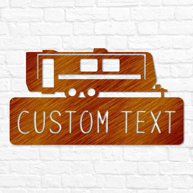 Travel Trailer RV Camper Plaque