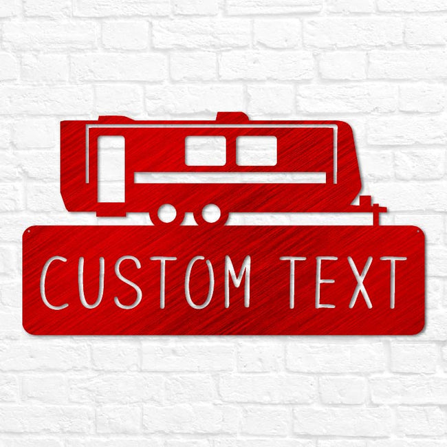 Travel Trailer RV Camper Plaque