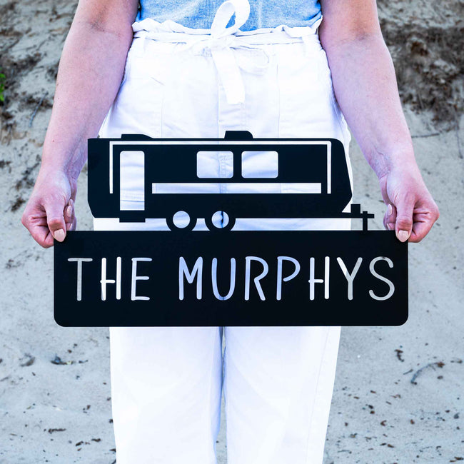 Travel Trailer RV Camper Plaque