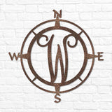 Compass Letter Monogram