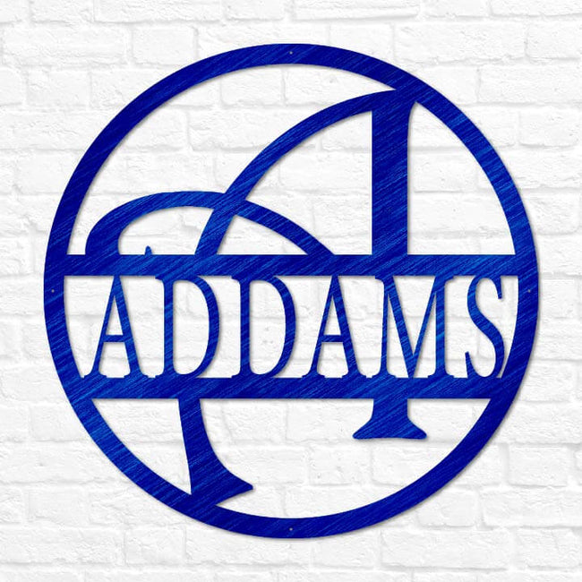 Whimsey Letter Circle Monogram