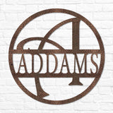 Whimsey Letter Circle Monogram