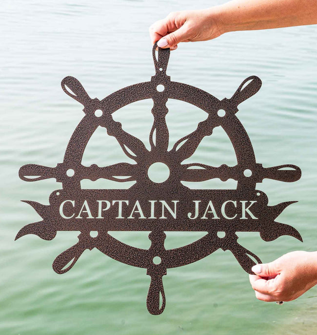 Yacht Wheel Monogram