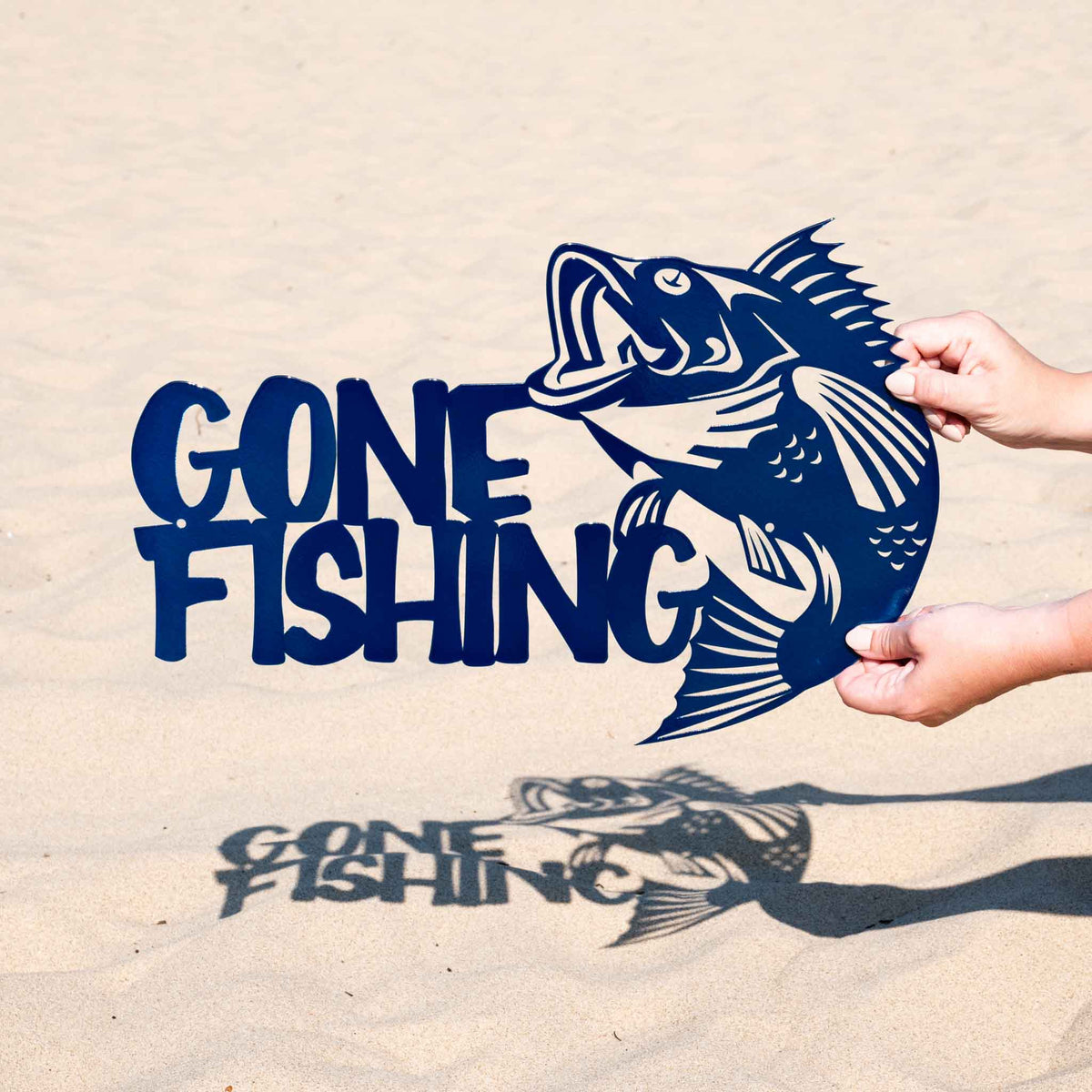 Gone Fishing– Lakeshore Metal Decor