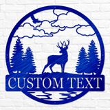 Deer Buck Outdoor Monogram