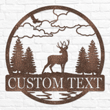 Deer Buck Outdoor Monogram