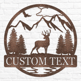 Deer Buck Outdoor Monogram