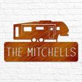 Fifth Wheel RV Trailer Monogram