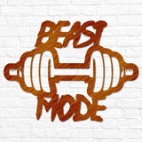 Beast Mode Gym Sign