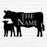 Cow & Calf Monogram
