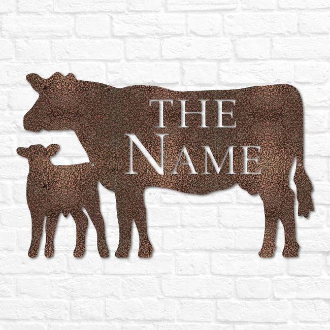 Cow & Calf Monogram