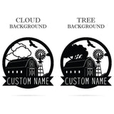 Barn & Windmill Monogram