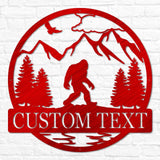 Sasquatch Outdoor Monogram