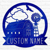 Barn & Windmill Monogram