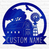 Barn & Windmill Monogram