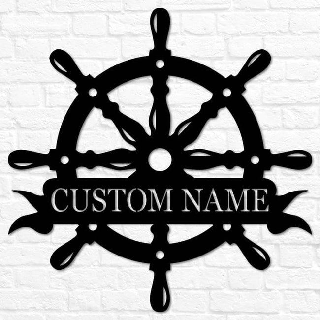 Yacht Wheel Monogram