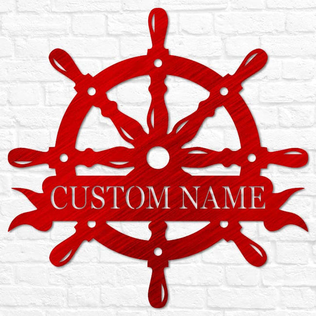 Yacht Wheel Monogram