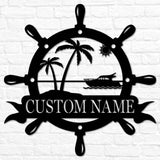 Yacht Wheel Monogram