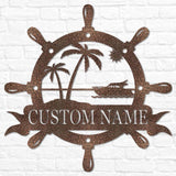 Yacht Wheel Monogram