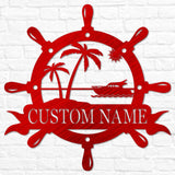 Yacht Wheel Monogram