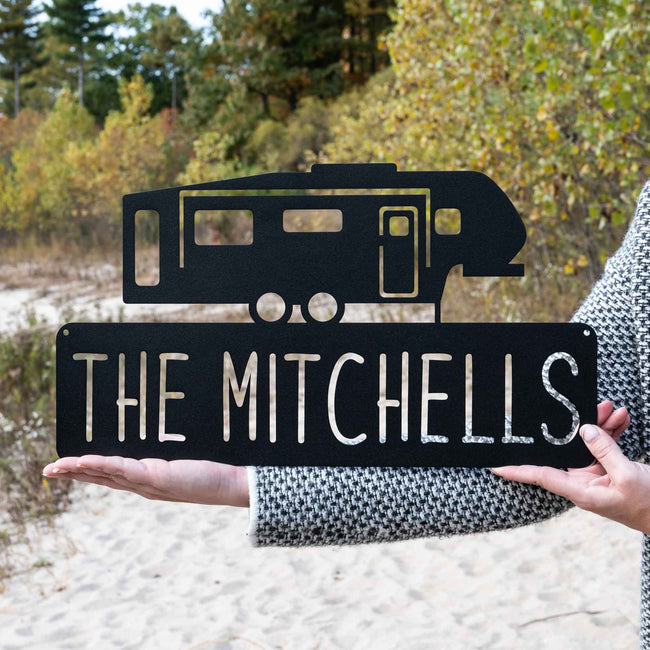 Fifth Wheel RV Trailer Monogram