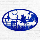 Ranch Oval Monogram