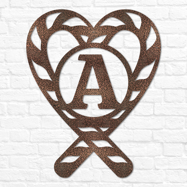 Candy Cane Letter Monogram