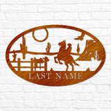 Ranch Oval Monogram
