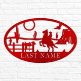Ranch Oval Monogram