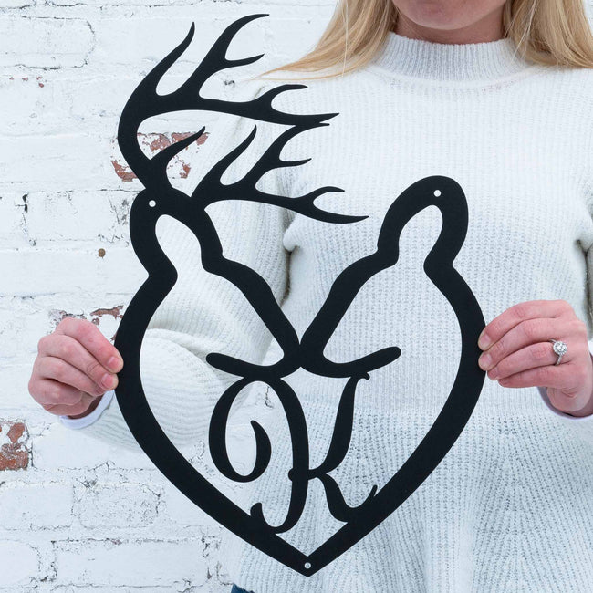 Deer Heart Letter Monogram