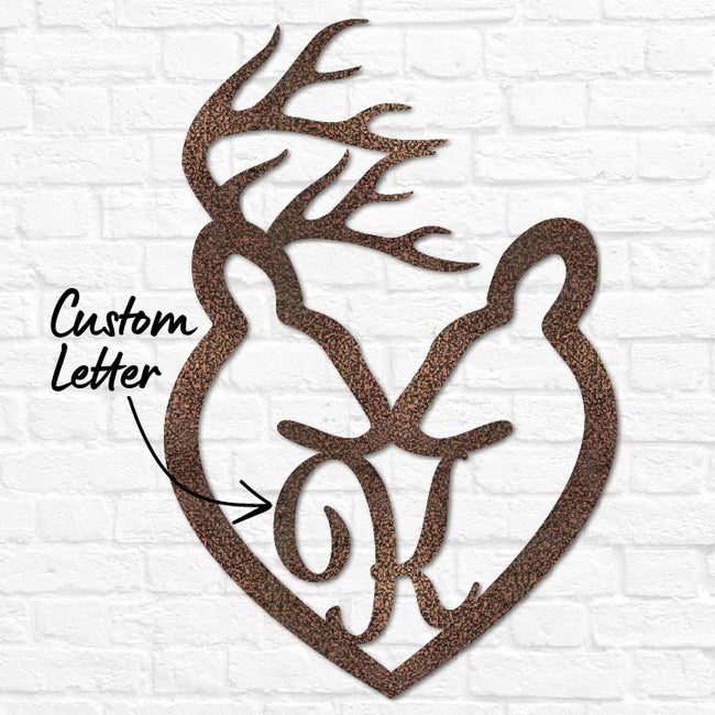 Deer Heart Letter Monogram