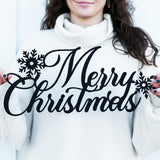 Merry Christmas / Happy Holidays Metal Sign