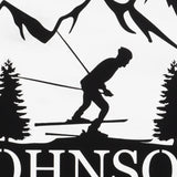 Downhill Skiing Outdoor Monogram