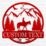 Horse Equestrian Outdoor Monogram