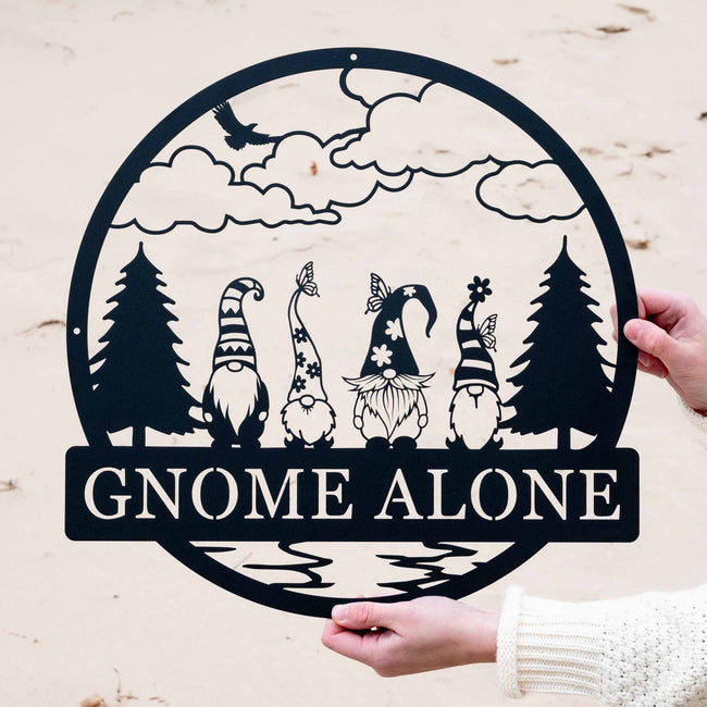 Gnomes Outdoor Monogram