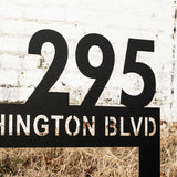Yard Address Sign