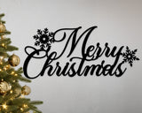 Merry Christmas / Happy Holidays Metal Sign