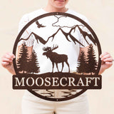 Moose Outdoor Monogram