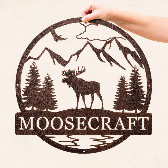 Moose Outdoor Monogram