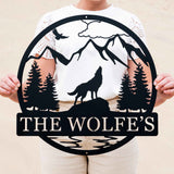 Wolf Outdoor Monogram