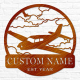 Airplane Outdoor Monogram