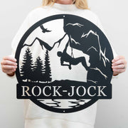 Rock Climbing Outdoor Monogram