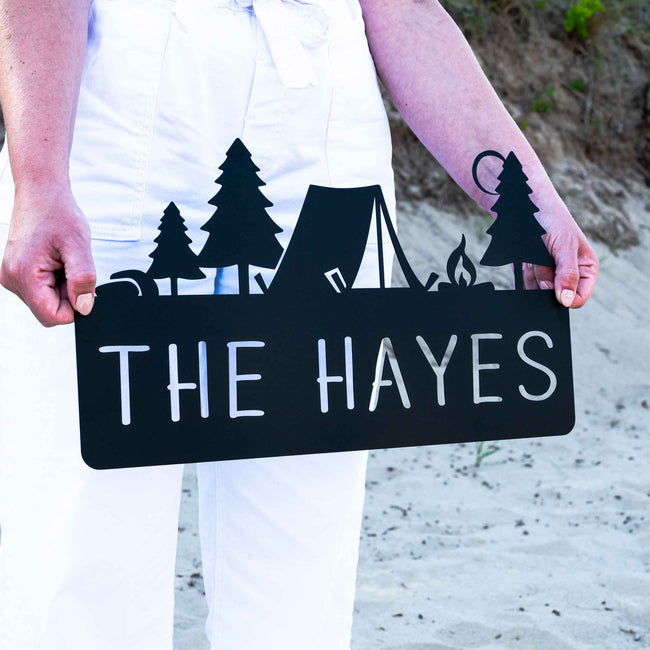 tent names Tent Monogram Plaque